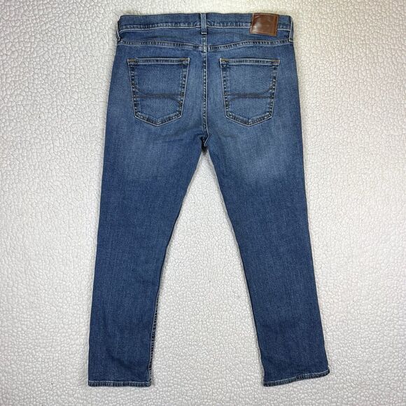 Hollister Jeans Men’s Size 34x30 (Actual 36x29) Blue Skinny Epic Flex - Picture 3 of 10